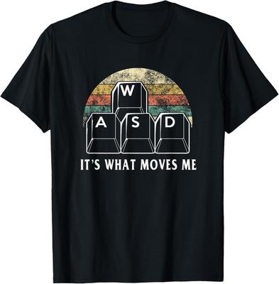 WASD Das ist es, was mich bewegt - Lustiges PC-Gamer Computer-Nerd Geschenk T-Shirt Unisex T-Shirt