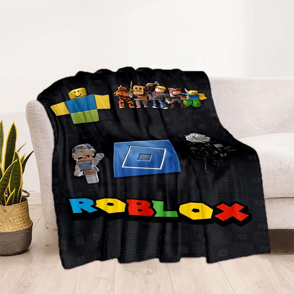 Roblox 199 Blanket Comfortable Suitable for Livingroom Office Chair Couch Four Seasons Universal Warmthful Decor
