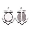 Fit 20mm Round Cabochon Bezel Pendant Setting Handmade Craft Blanks Frames