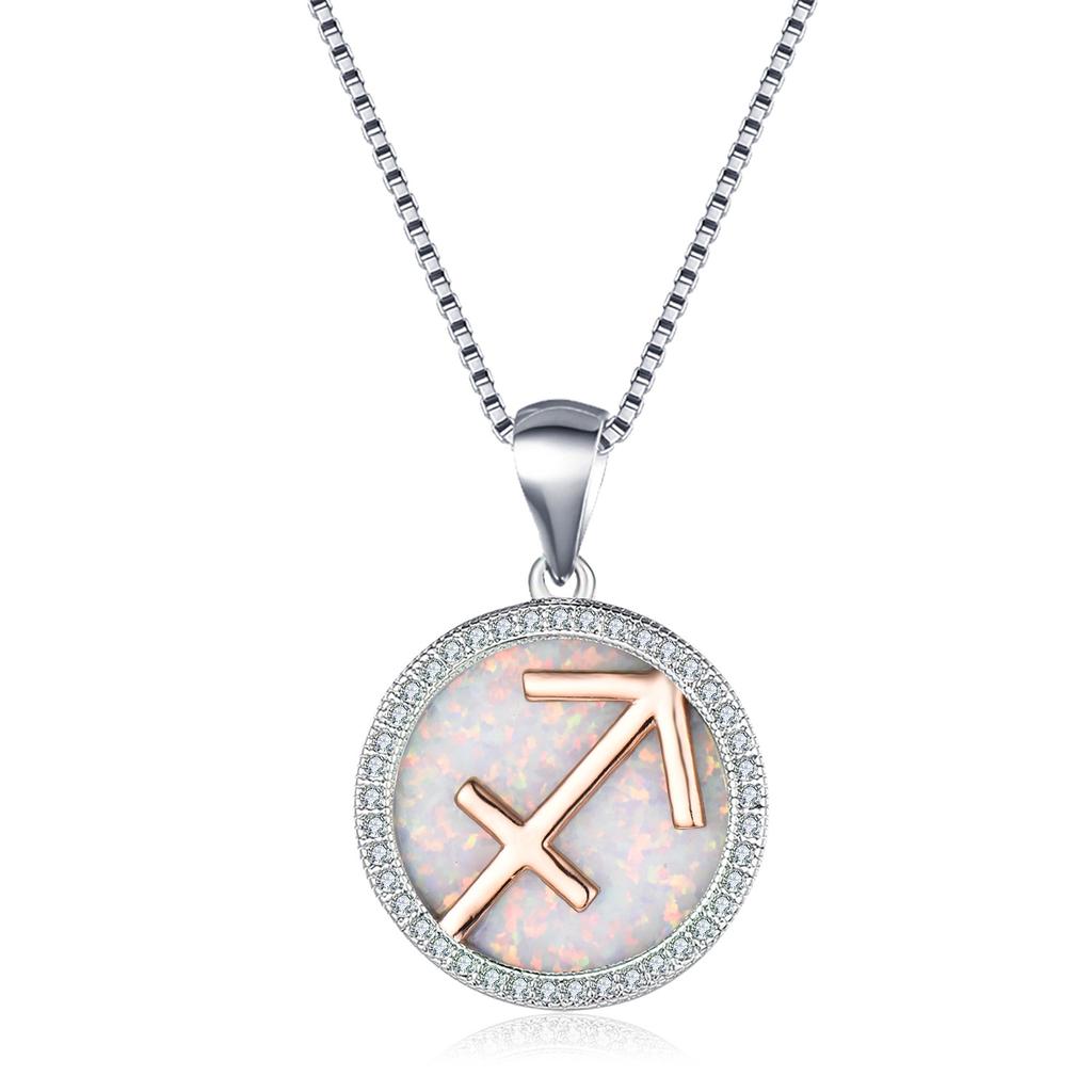 Necklace European and American 12 Constellation Necklace