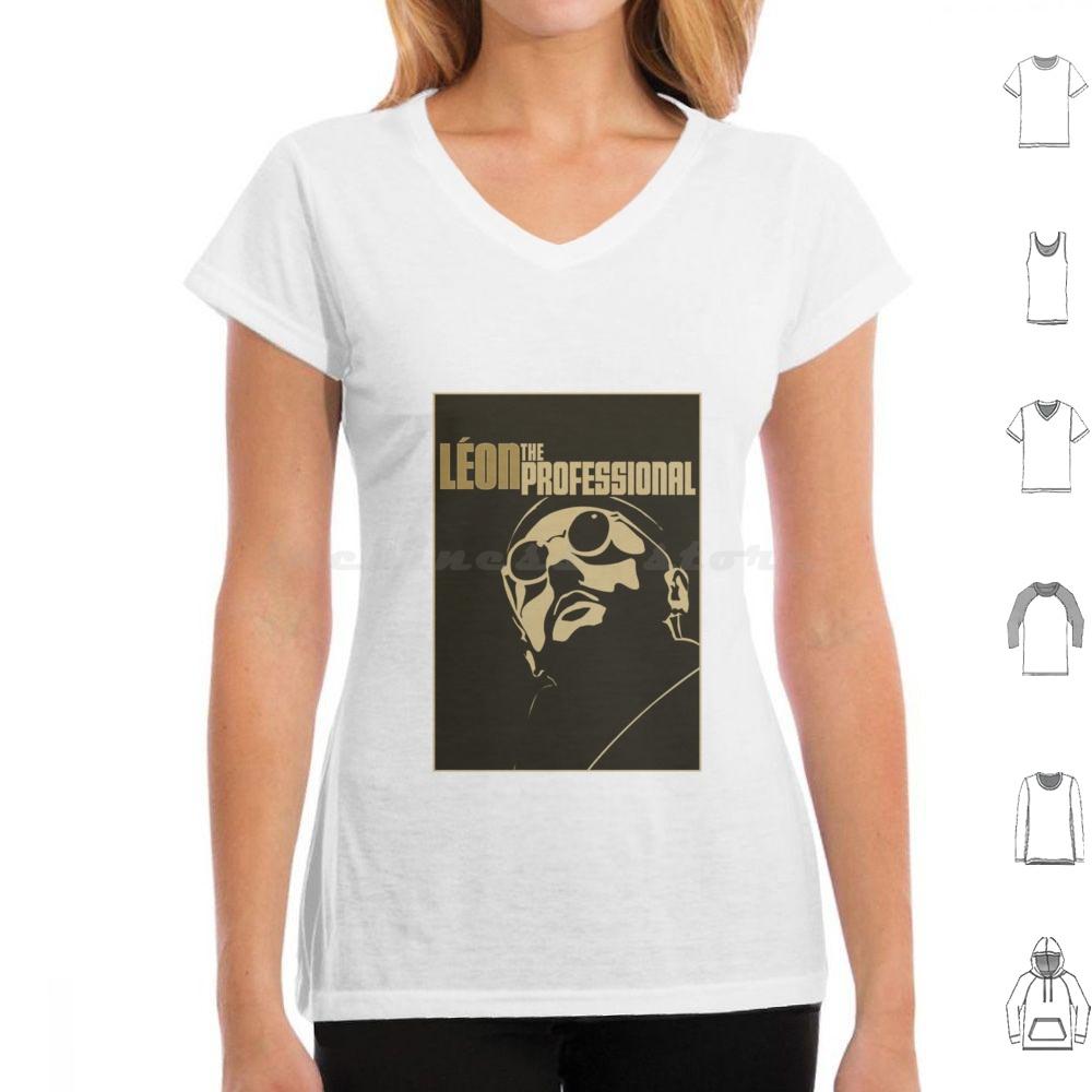 

Léon The ProfessionalYellow Black Artwork T Shirt Cotton Men Women DIY Print Leon Leon The Professional Movie Mathilda Natalie 3XL