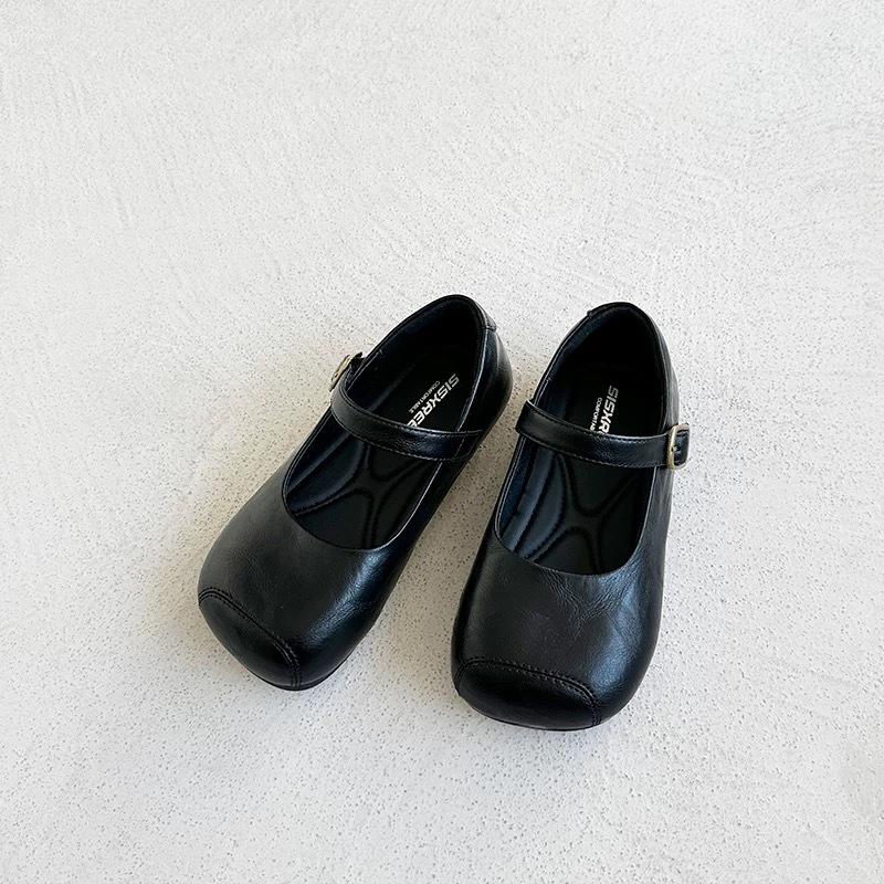 Princess shoes girls leather shoes summer children's single shoes little girl Doudou shoes shallow mouth girls shoes foreign soft sole shoes