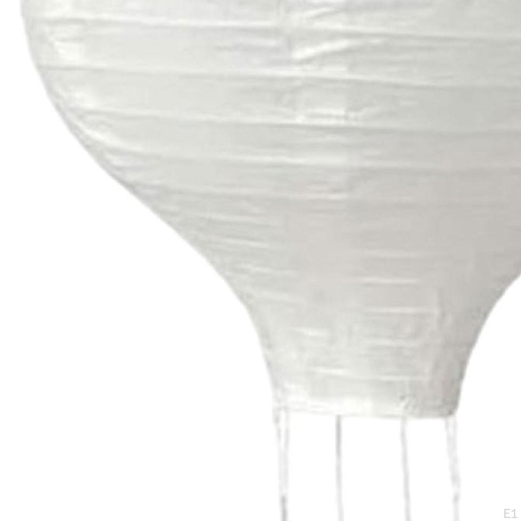 2 Stück Unfertige Heißluftballon-Lampendeko Tragbare DIY-Bastelarbeiten zum Duschen, Bemalen, Geburtstagsgeschenk
