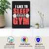 Gym Retro Metal Tin Sign Fitness Funny Vintage Iron Poster Exercise Motivation Quote Home Bar Pub Garage Man Cave Decor Gifts