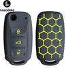 Silicone Remote Car Key Case Cover for VW Volkswagen Touran Caravelle Polo Golf 6 Passat B5 for Skoda Fabia Octavia Accessories