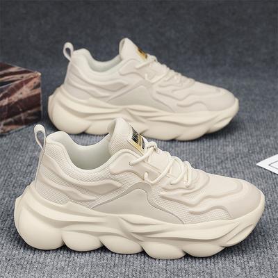 Luxury 2024 New Men's Lightweight Thick Sole Elevated Trendy Versatile Running Shoes Outdoor Anti Slip Casual Sports Shoes
