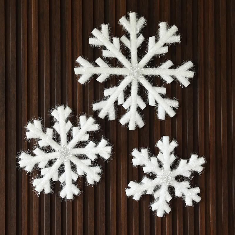 Handliche Schneeflocken-Requisiten für Kindertanzaufführungen und Schulveranstaltungen