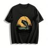 Fishing Themed Printed Top Catching Fish Is My Regular Duty Pure Cotton T-shirt