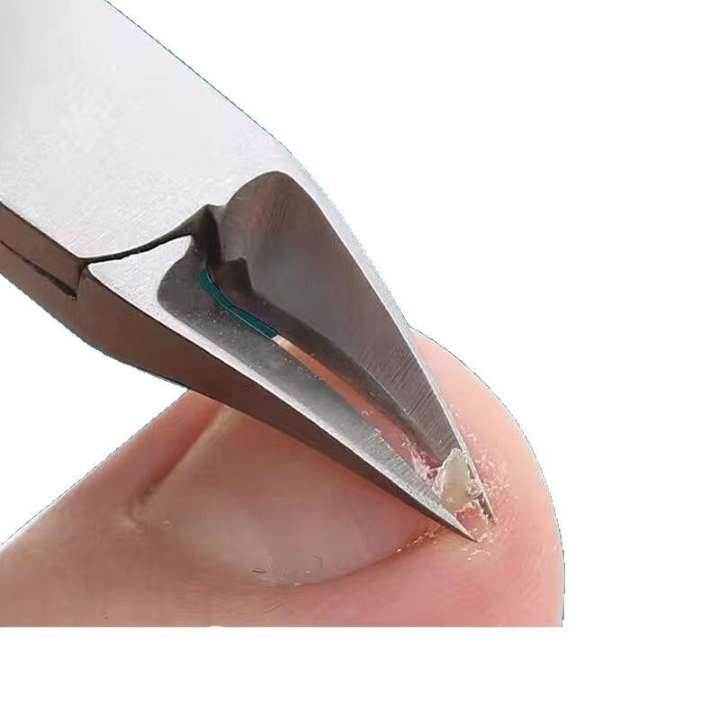 Stainless Steel Ingrown Toenail Clipper with Dead Skin Scissor for Paronychia and Inflammation.