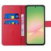 Coque de protection - BOOLING - Samsung Galaxy A56 5G - Cuir PU Rouge - Anti-Rayures - Pliable
