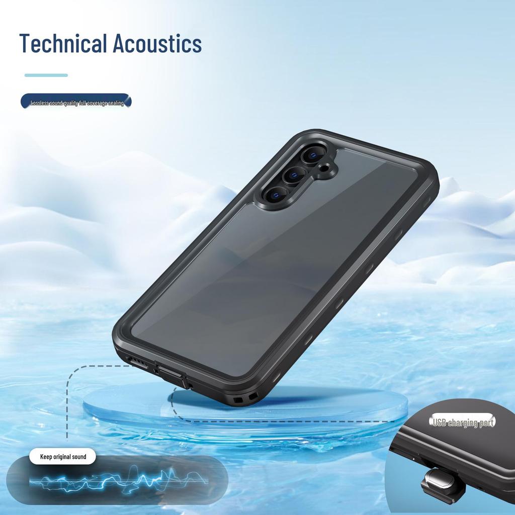 Custodia protettiva antiurto per immersioni per Samsung A55/A25/A54 - Uso all'aperto e sportivo