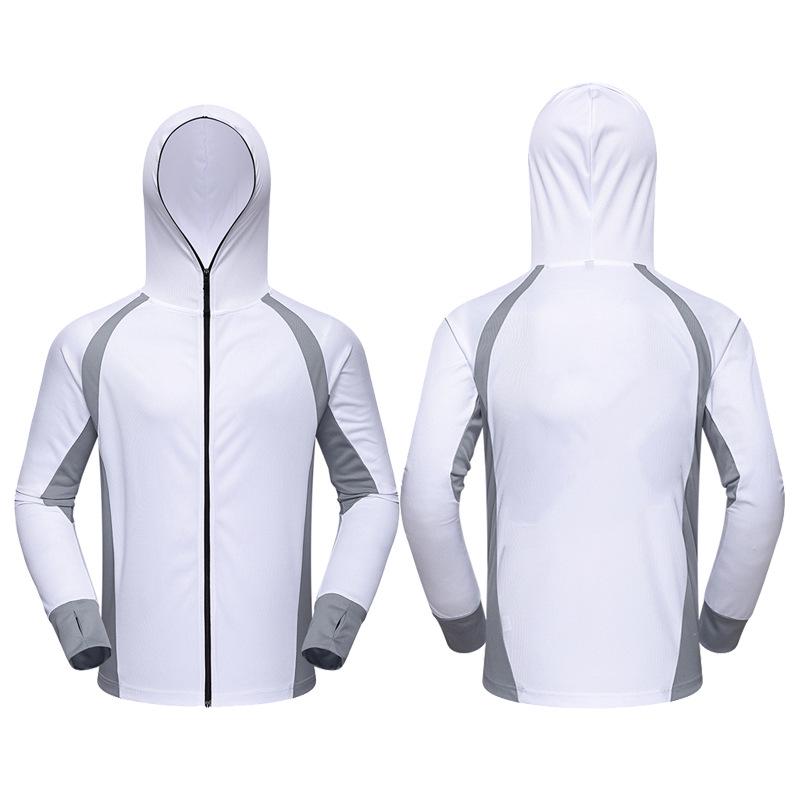 Men s Breathable Sun Protection Fishing Apparel - Thin, Sweat-Wicking, Mesh Design for Summer. 3XL