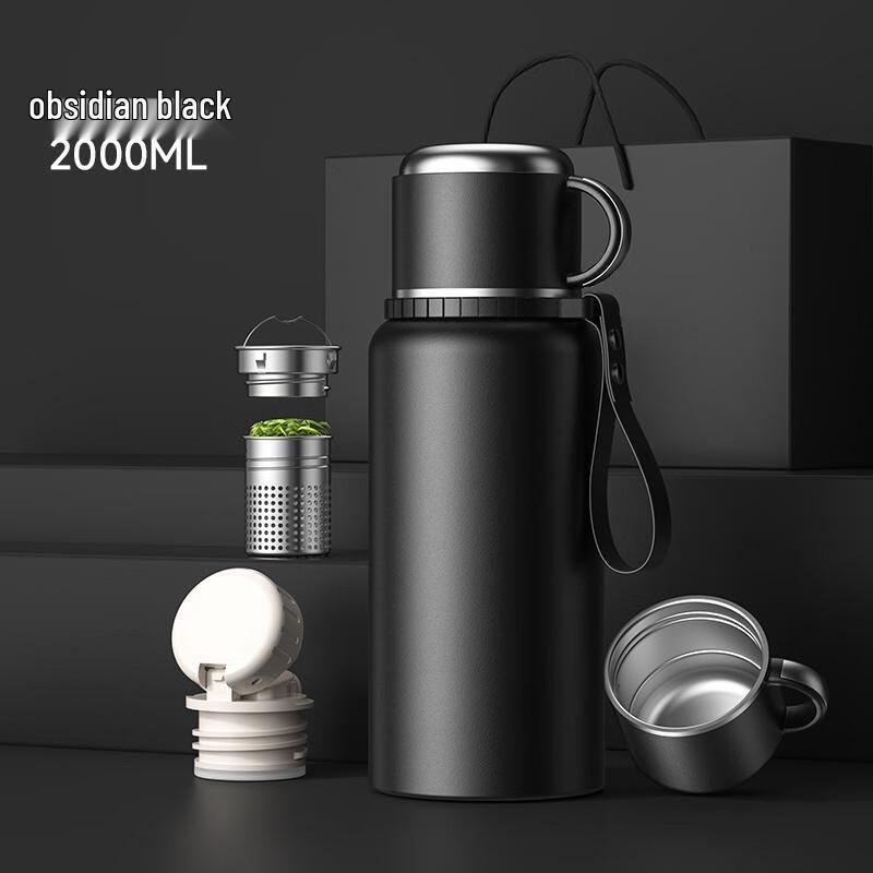 Fumaide 2000ML Large Capacity 316 SS Vacuum Insulated Tea Bottle