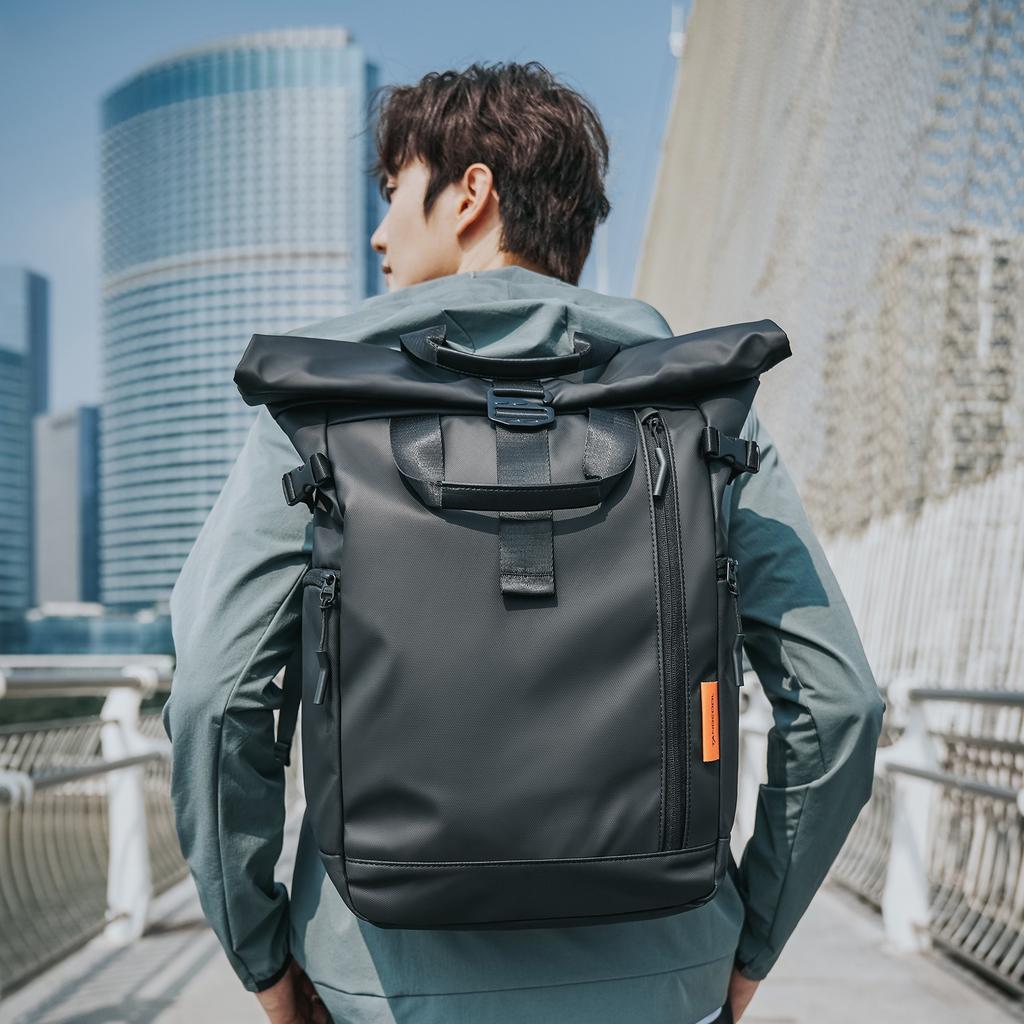 Men's High-end Fashion Computer Bag Student School Bag Large Capacity Waterproof Oxford Cloth Men's Backpack