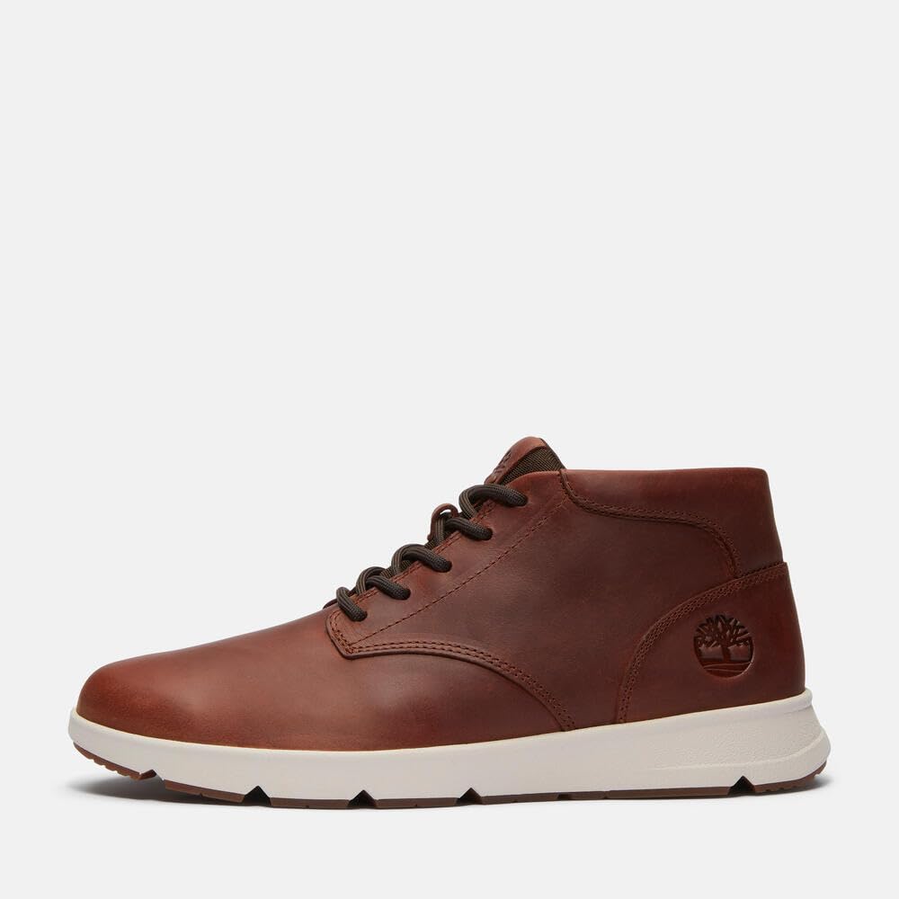 Timberland Parker Street Mid Rust Full Size Men's Sneakers, TB0A6C7TEM61, Grain, 9.0 / 27.0cm
