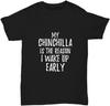 My Chinchilla Is The Reason I Wake Up Early T-shirt