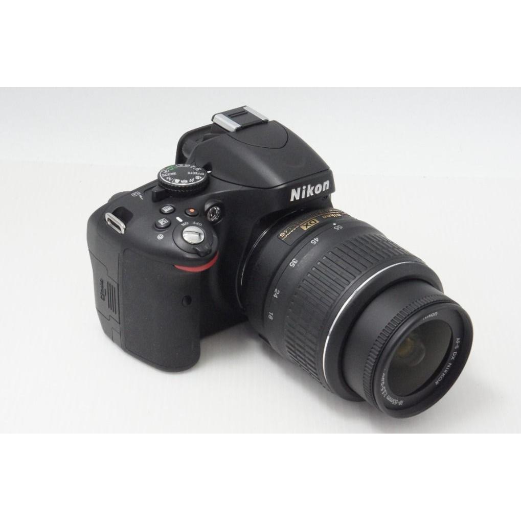 Used Like New Nikon D5100 Body + AF-S DX NIKKOR 18-55mm VR Lens Kit Digital SLR Camera Black 260724d