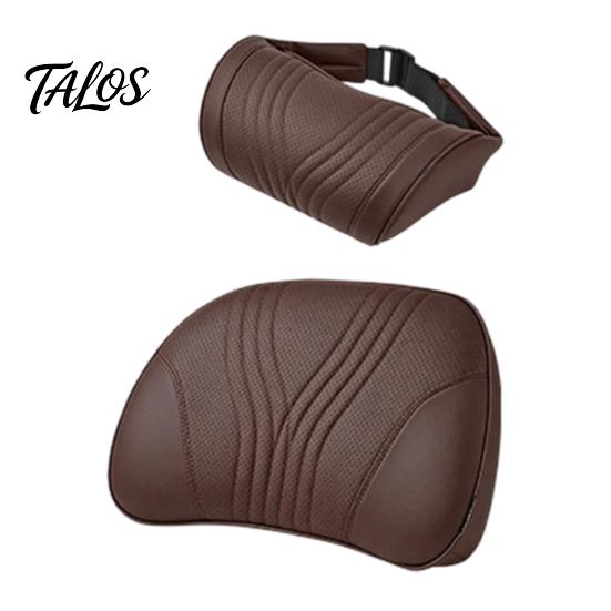 Ergonomic Neck Rest Car Headrest Pillow for Support, Memory Foam with Supportive Adjustable Strap, Universal Lumbar Support Cushion Auto Truck