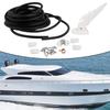 Yacht Flow Meter Marine Part Speedometer Supplies Use White 600cm PVC Tube .Kit.Fitment Convenient High Quality