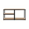 Rebel 2-in-1 metal storage rack, 5 shelves, garage, 180x90x40cm, 750kg