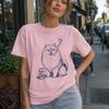 Pomeranian Shirt, Funny Linocut Dog Meme Tee, Pomeranian Lover Gift