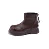 Moda retro nuevas botas para niños otoño e invierno tesoro de mujer botines zapatos de algodón de terciopelo