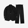 Solti Reve Cotton Washed Trousers (Black)