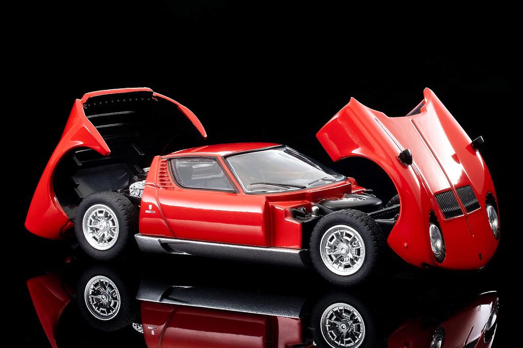 Tomica Limited Vintage LV Lamborghini Miura P400 Vermilion Finished Product 313144 1/64