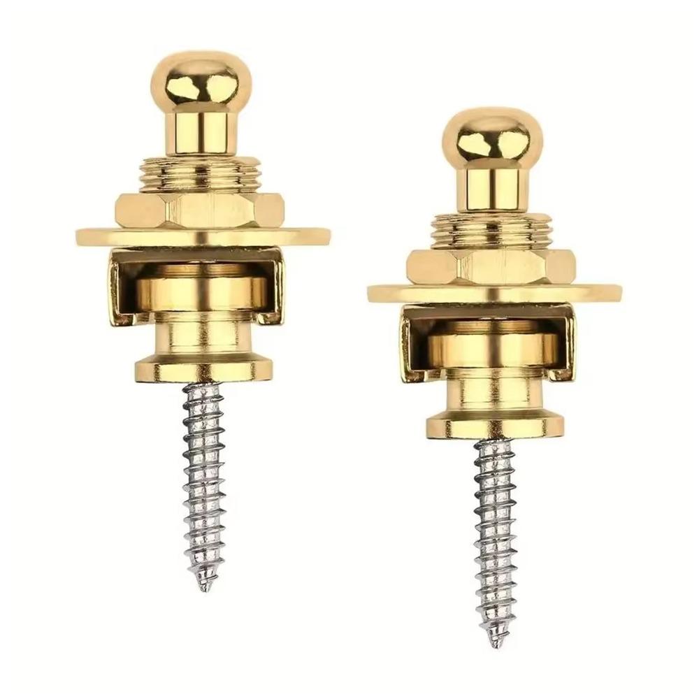 1 Peça Botões de Pino de Travamento de Metal de Liga Premium Pinos de Travamento para Guitarra Baixo Acústica
