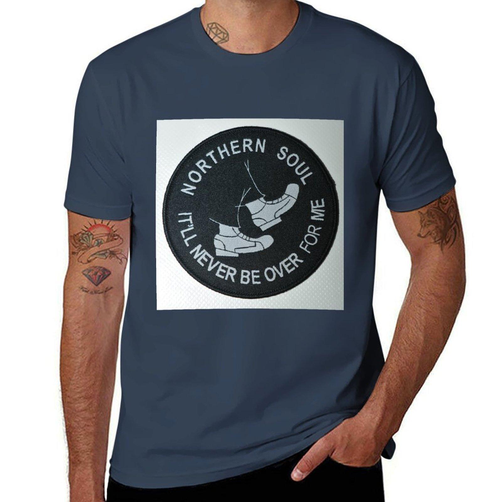 Northern Soul Itll Never Be Over Tshirt Basic Simple Casual Short Sleeve Tee S