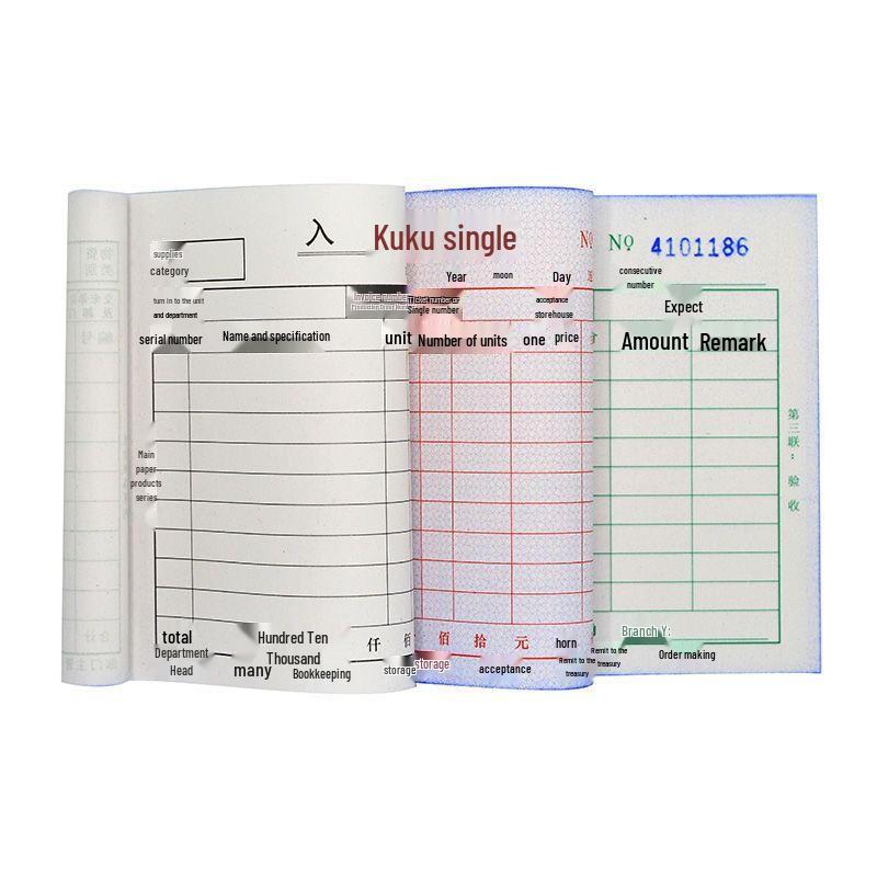 Carbonless 3-Part Horizontal Warehouse Form: Entry, Delivery, Receiving & Dispatch - 20 Books/Pack