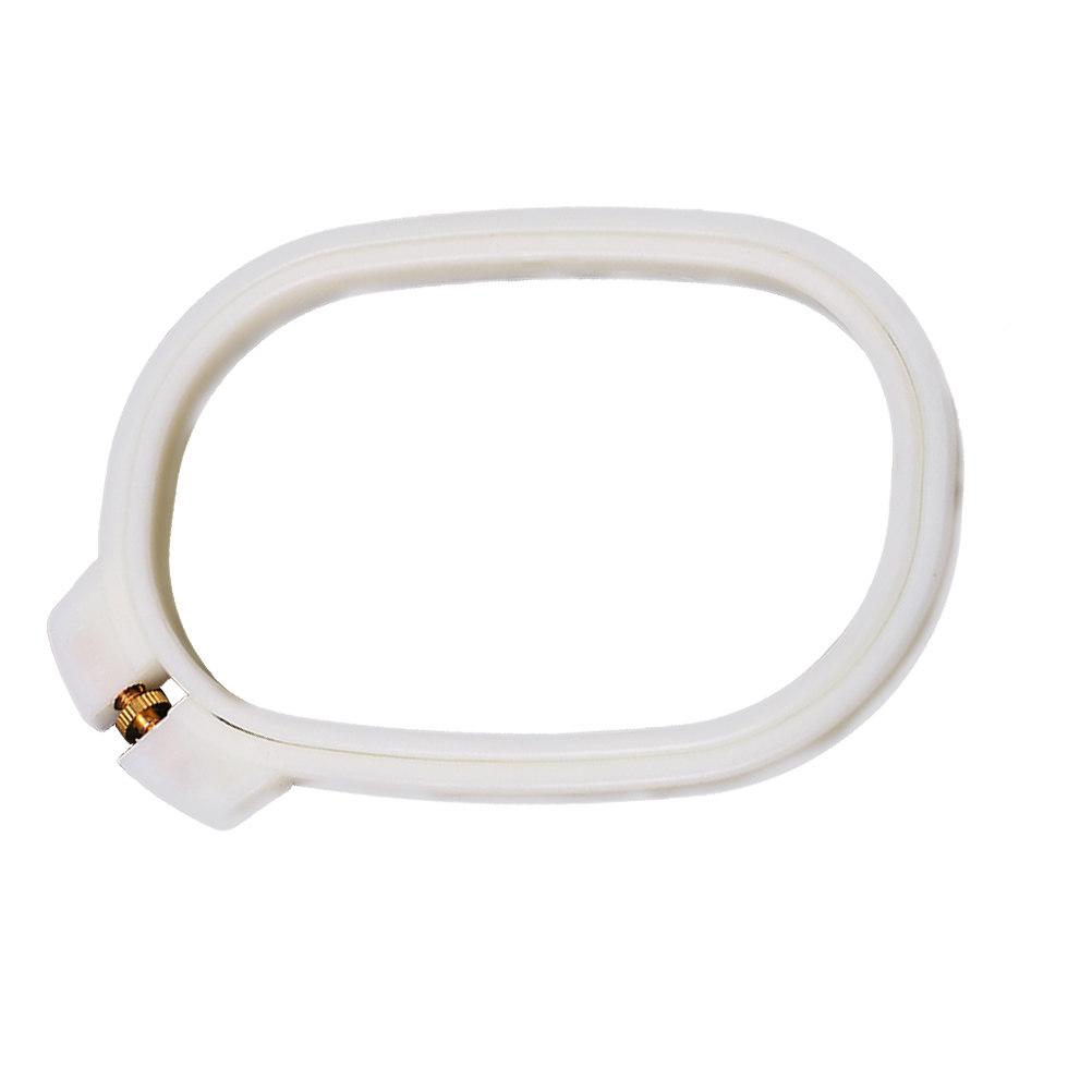 Embroidery Circle Hoop Set ABS Plastic for Hand Embroidery Cross Stitch Linen Cotton Fabric Craft Project Sturdy Copper Fastener