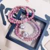 Armband mit Perlen 2025 neues Armband Schmuck für Freundin Nischen-Design-Sinn pummelige fu rose Perlenarmband