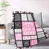 Christian Quotes Home Custom Blankets Comfortable Soft Lightweight Multipurpose Blanket For Picnics Sofas Offices Beds Living Rooms Perfect Gift For