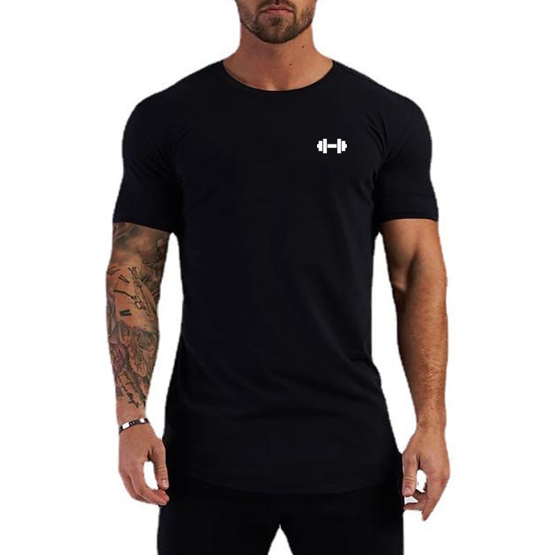 

Dumbbell Men Cotton TShirt Casual Athletic Streetwear Bodybuilding Fitness Workout Cool Everyday Style - Men s Summer Cotton ... 5XL різнокольоровий