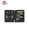 THREE SEVEN 11-Piece Luxury Carbon Steel Manicure Set