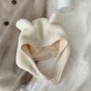Winter Bear Ear Hat for Teens Keep Warm Protecting Ear Hat Windproof Outdoor