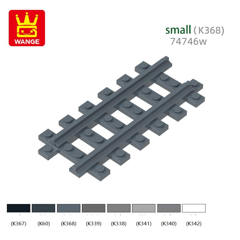 Non-Toxic 100G City City Train Rail Building Blocks Moc Straight Curved Tracks Compatible With 53400 53401 74746W Bricks Toys Gifts