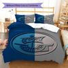 FC Hansa Rostock Pattern Bedding,Quilt Set Quilt Cover Pillowcase Home Birthday Gift (1 * duvet cover + 2 * pillowcase, without core)