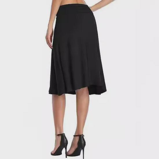 Women's Summer Yoga Skirt - Casual Milk Silk Mid-Length Skirt, High-End European & American Style