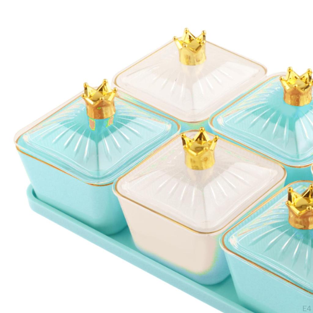 Appetizer Plate Nut and Candy Serving Tray Nuts with Compartment Divided Fruit Platter for