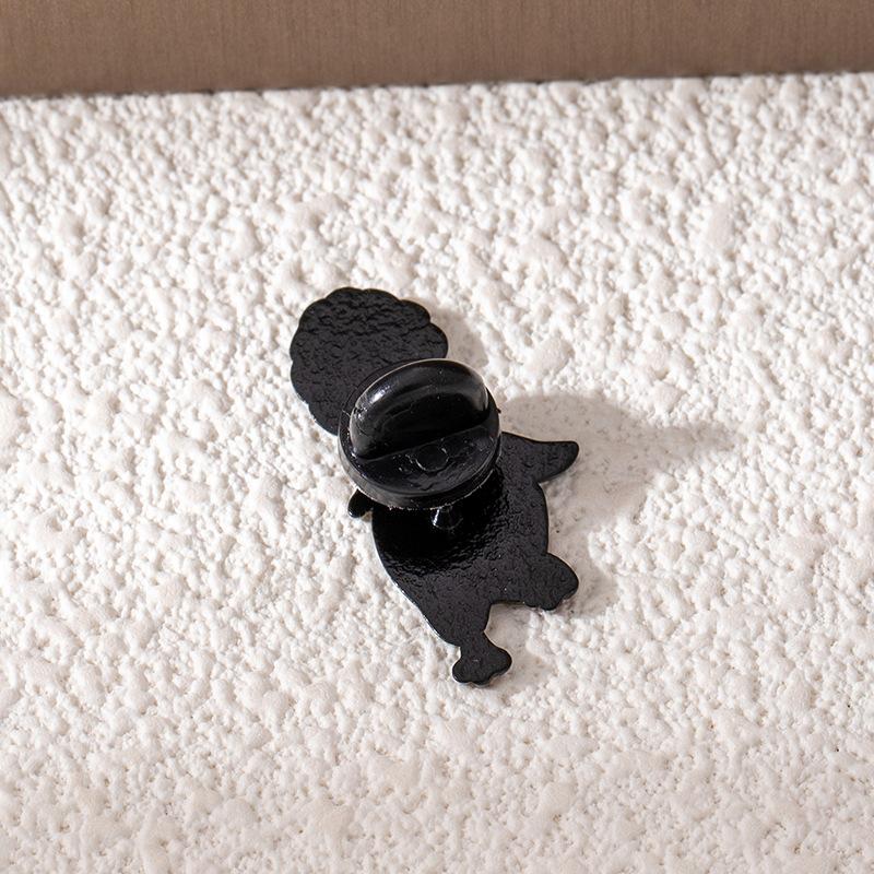 Creative Duckling Animal Shape Fun Badge Duckling Flower Series Fun Metal Brooch