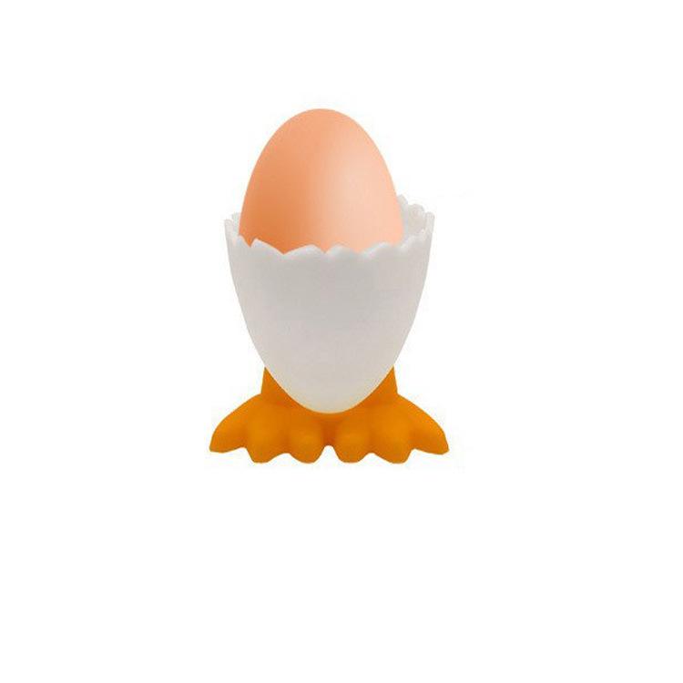 Cross-border Plastic Egg Holder Household Children's Cartoon Plastic Egg Cup Holder Cute Fun Chick Tall Egg Holder Cup