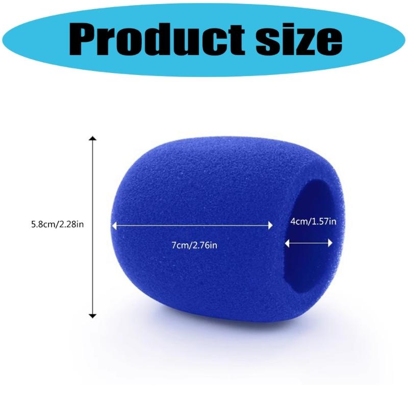 Shockproof Filter Microphones Cover Sponges Protectors Universal For Studio Recording Podcasts Quick Installation Design