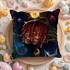 Rapper T-Trippie R-Redd Cushion Cover Summer Coolness Linen Fabric Double-Sided Printing Pillow Case Sofa Home Decor Gift