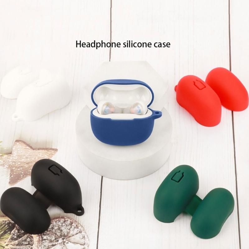 Protective Case Silicone Storage Case Flexible Cover Shockproofs Designing Eardbud Storage Case for Skull Candy Rail