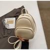 Fashion mini small bag women's new spring backpack simple texture travel small backpack