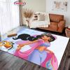 Nuovi Scaffali! Tappeto Classico Principessa Aladdin, Area Soggiorno Camera da Letto Ufficio Stanza dei Bambini a Scelta, Tappetino Antiscivolo Lavabile Regali