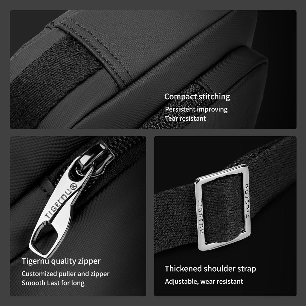 Tigernu 2021 New High Quality Waterproof Casual Shoulder Bag Light Weight Crossbody Bag For Men Fashion Messenger Bag For Women
