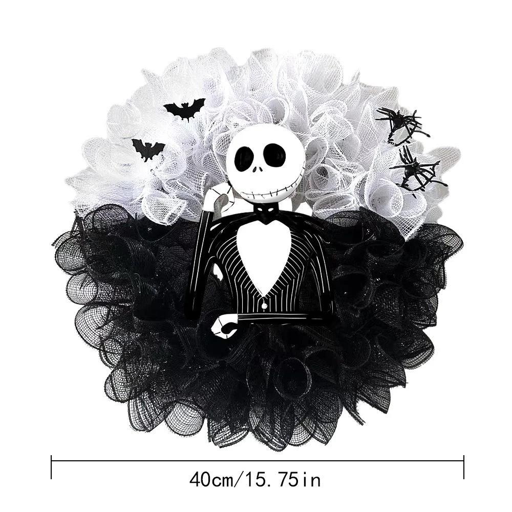 New Halloween Skull Skeleton Holiday Atmosphere Decoration Simulation Corolla Ghost Party Decoration